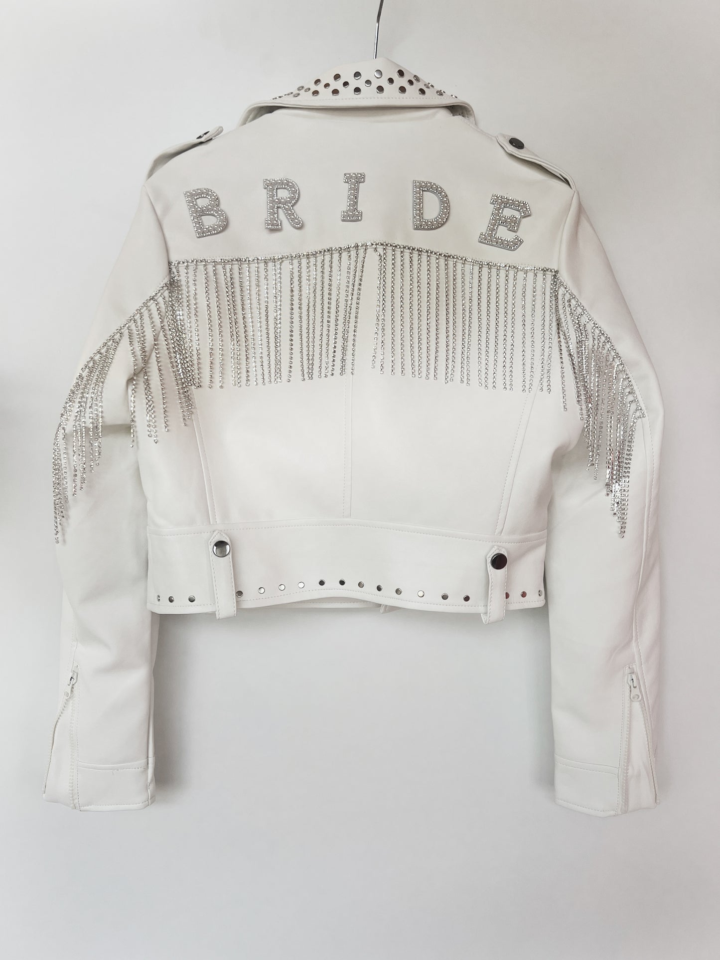 Bride Bling Deluxe – Chaqueta con Flecos y Cristales