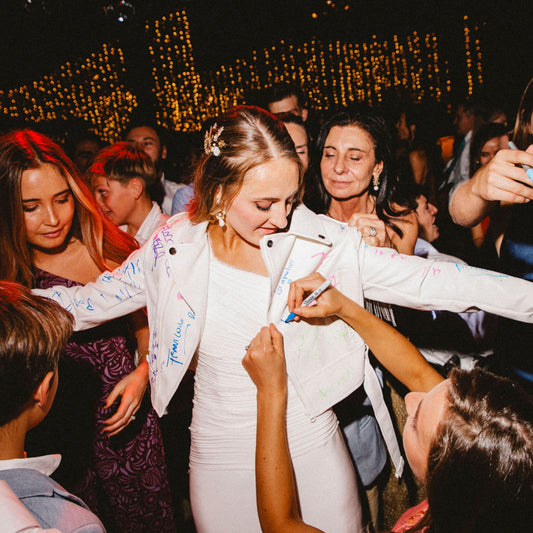 Trash your Jacket - La chaqueta como libro de visitas