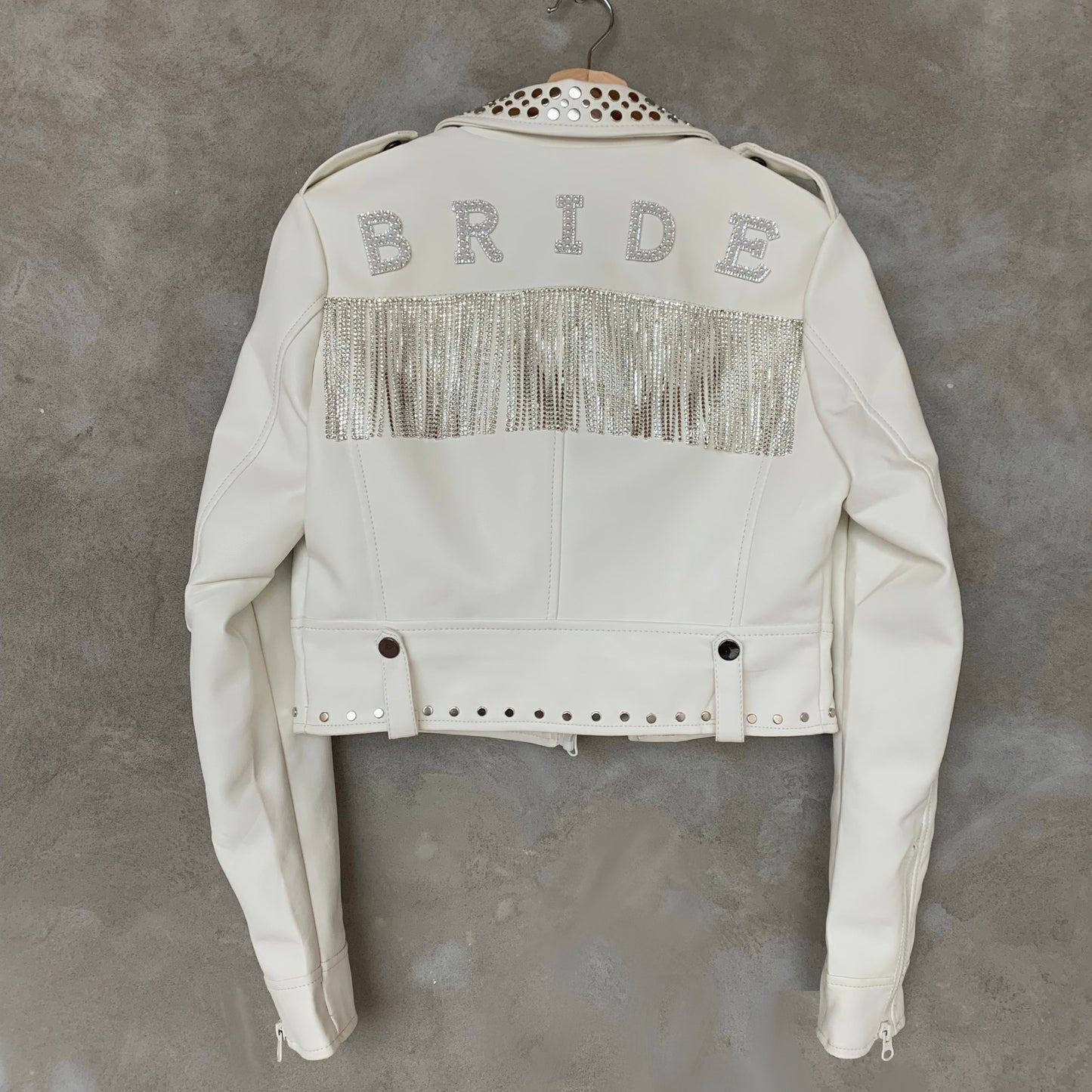 Bride Bling Deluxe – Chaqueta con Flecos y Cristales