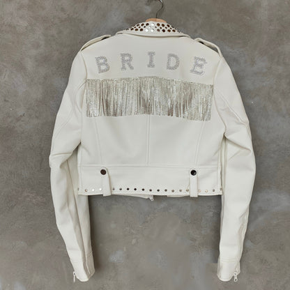 Bride Bling Deluxe – Chaqueta con Flecos y Cristales